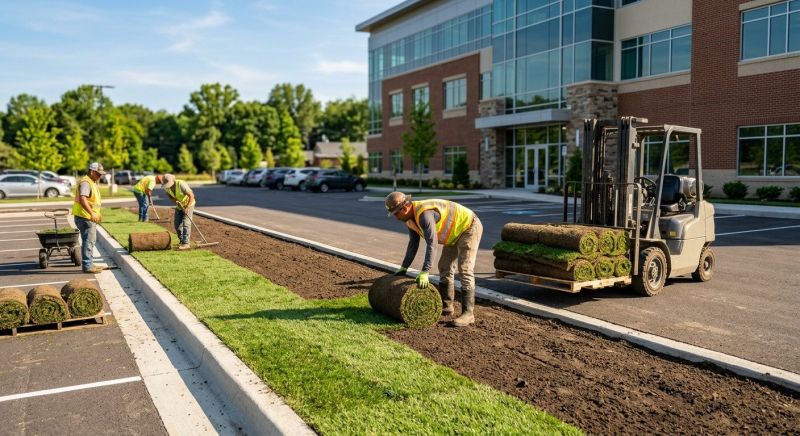 Commercial Sod Installation