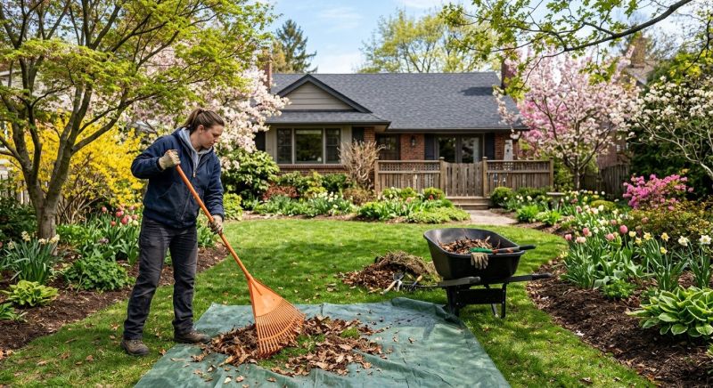 Spring Lawn Cleanup