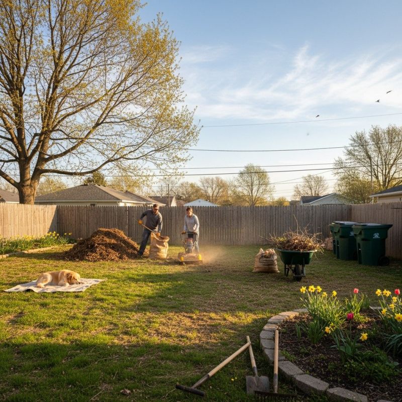 Spring Lawn Cleanup