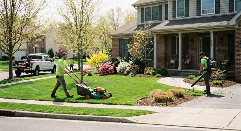 Spring Lawn Cleanup