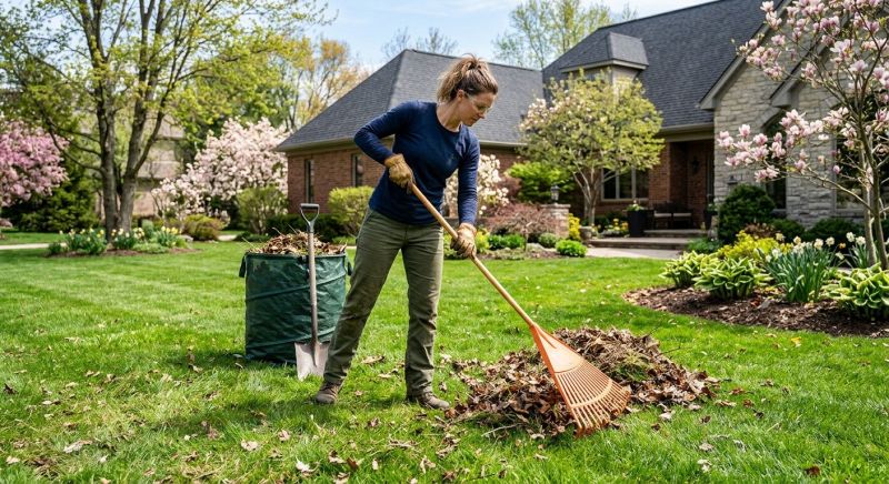 Spring Lawn Cleanup