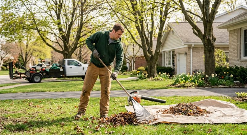Spring Lawn Cleanup