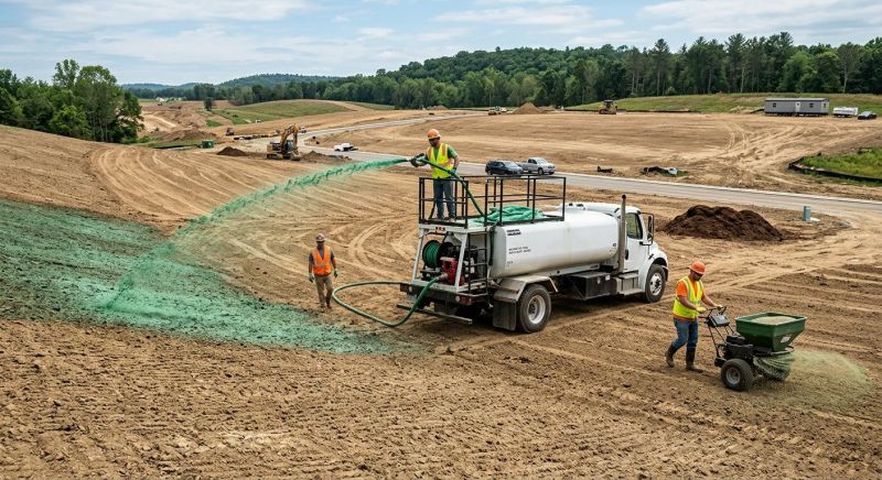 Commercial Lawn Seeding